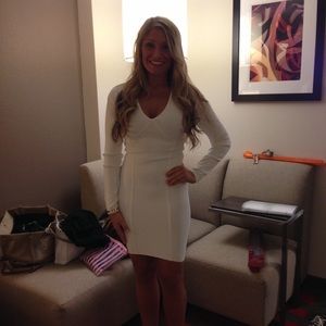 BCBG Maxazria white dress